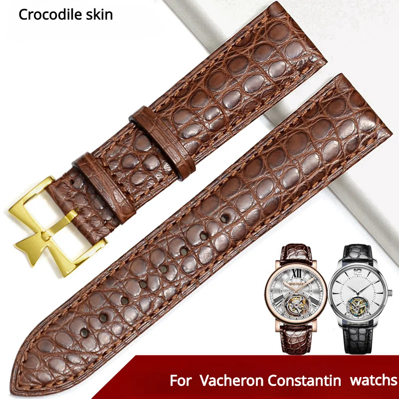 Alligator leather strap for Vacheron Constantin leather watch