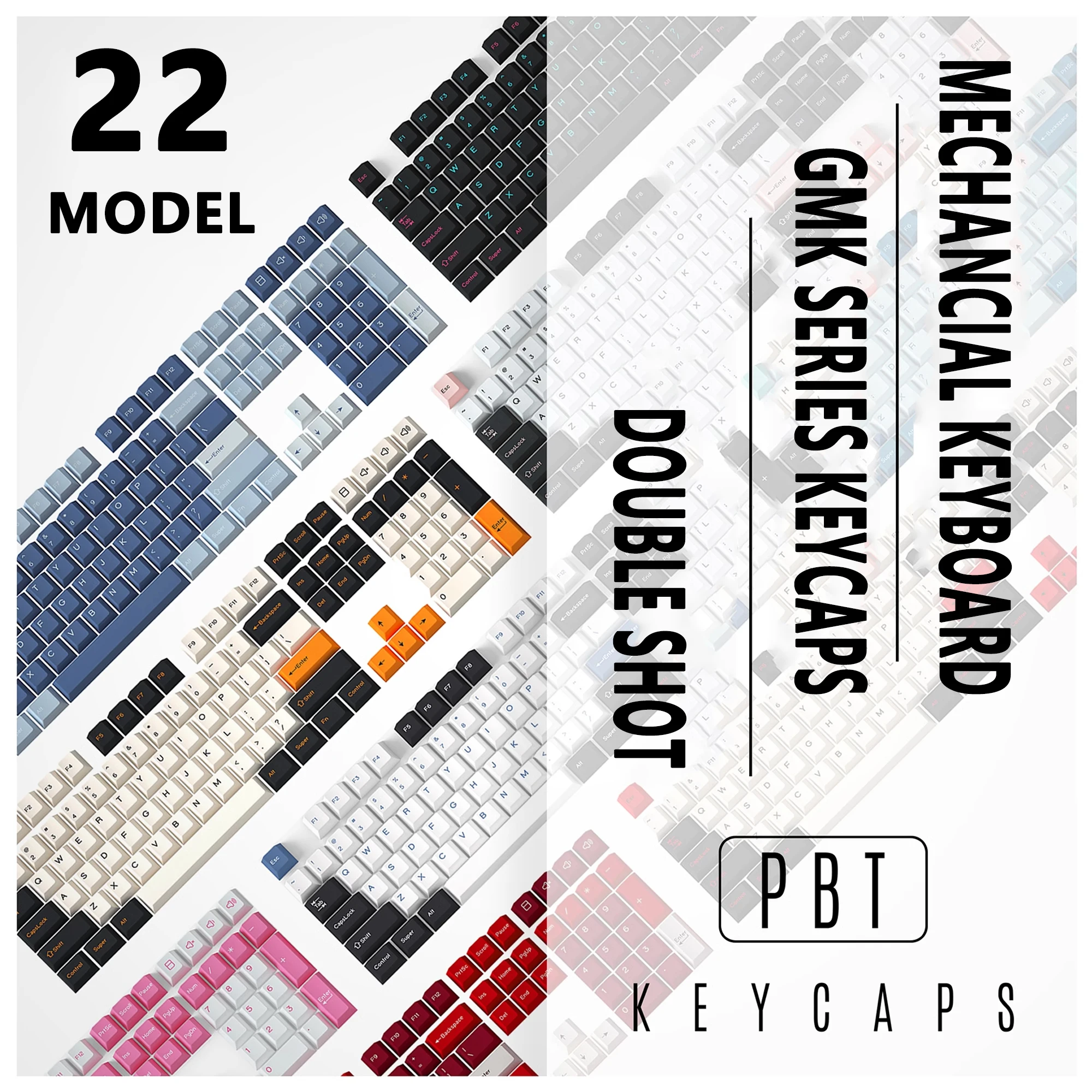 Gmk-keycap para Teclado Mecânico Perfil Cereja Tiro Duplo Pbt Iso Olivia Botânica Apollo Ártico Wob Shoko Nautilus
