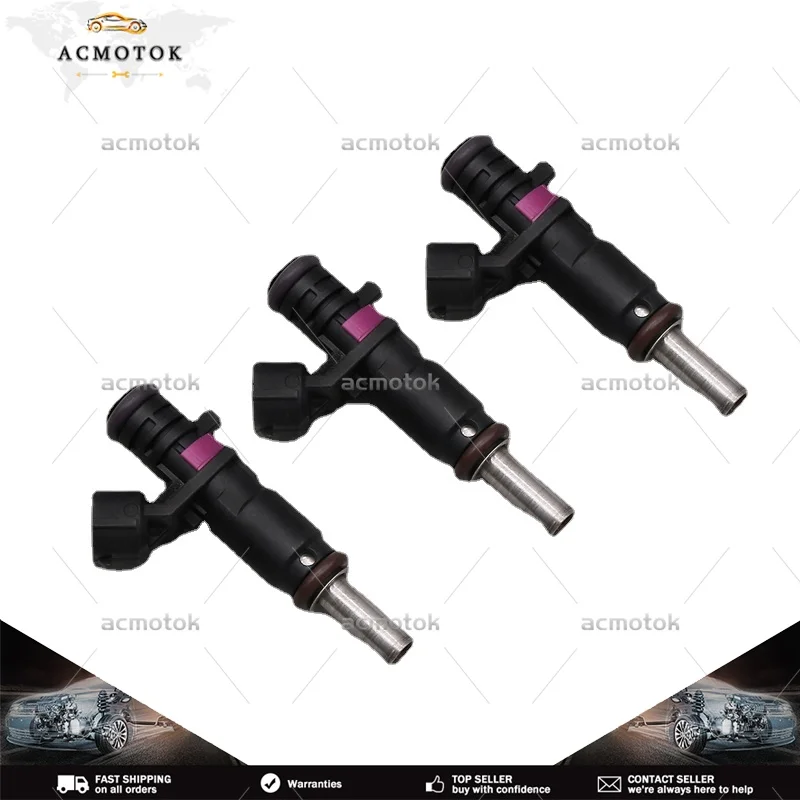 

Набор из 3 новых топливных инжекторов 166009685R для Renault Megane Smart Forfour 1,0 бензин