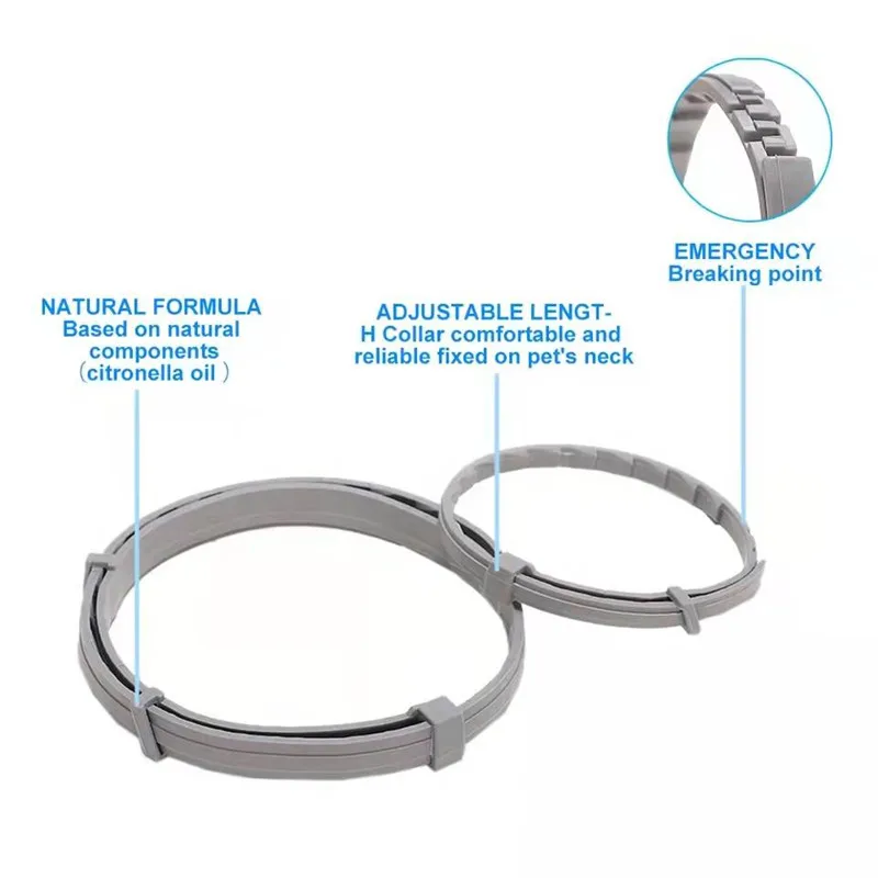 Dog Anti Flea And Ticks Cats Collar Pet 8Month Protection Retractable Pet Collars For Puppy Cat Large Dogs Accessories