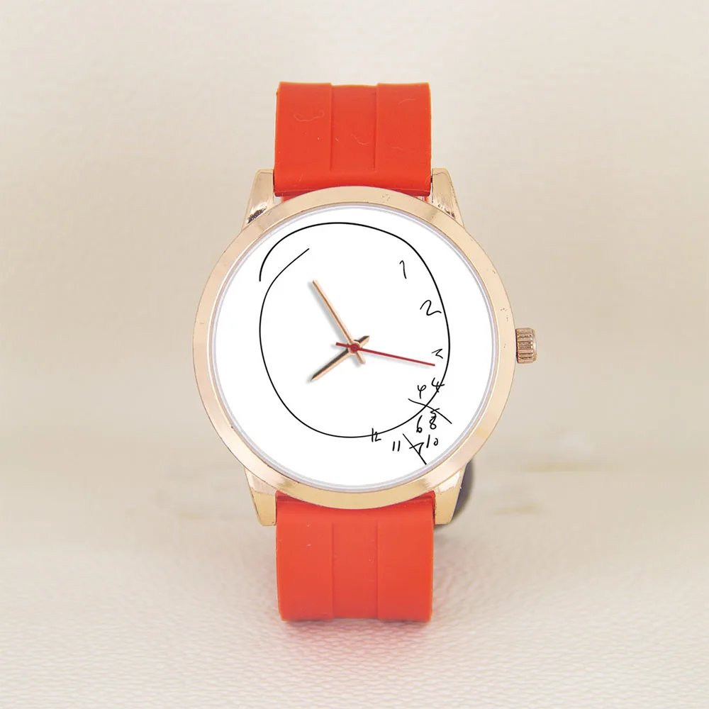 Rosegold Artistic Spiral Dial Minimalist Wristwatch – Creative Gift