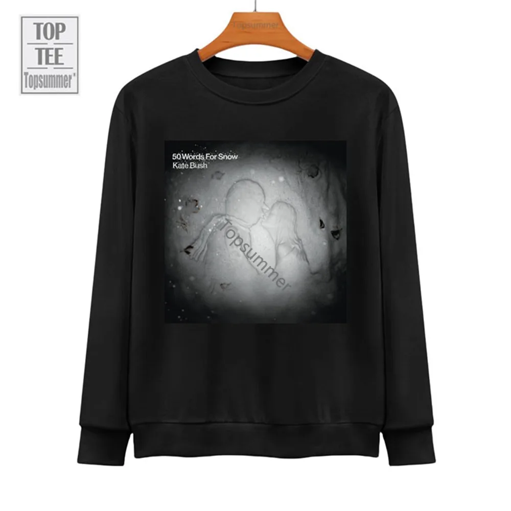 

50 Words For Snow Album Hoodie Kate Bush Tour Sweatshirts Female Punk Streetwear Oversized Sweatshirt