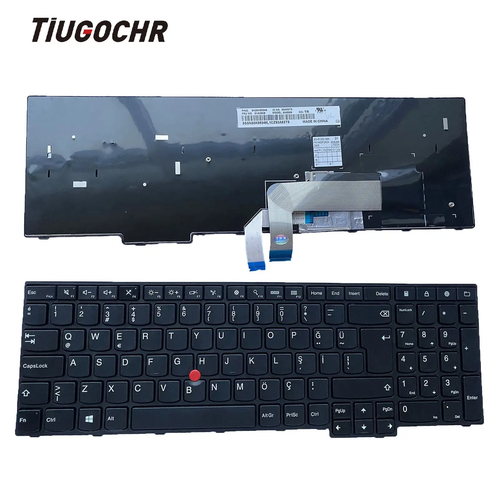 

New Lenovo ThinkPad E550 E555 E560 E550C E565 TR Laptop Keyboard With point
