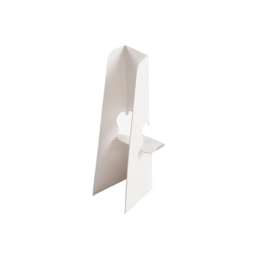 Paper Cardboard Sign Holder Stand Easel For Tabletops White And Black