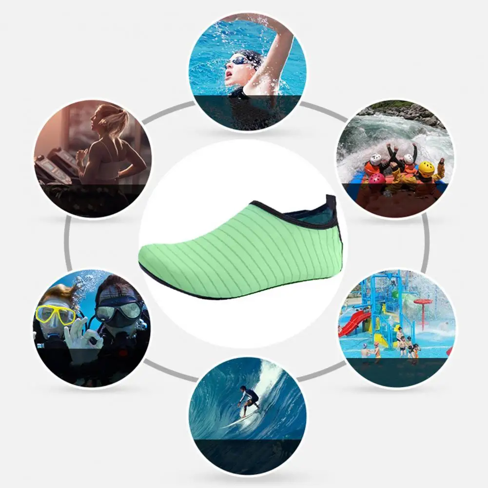 Water Shoes 1 Pair Fashion Aqua Shoes Quick Drying Men Women Kids Water Shoes Beach Surfing Swimming Barefoot Socks