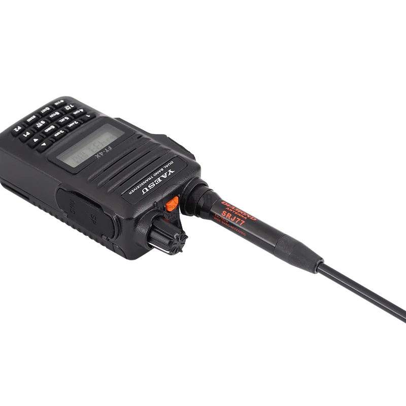 Diamond long antenna SRJ77 UV dual-segment handheld walkie-talkie soft SRJ77CA upgrade 45cm 4