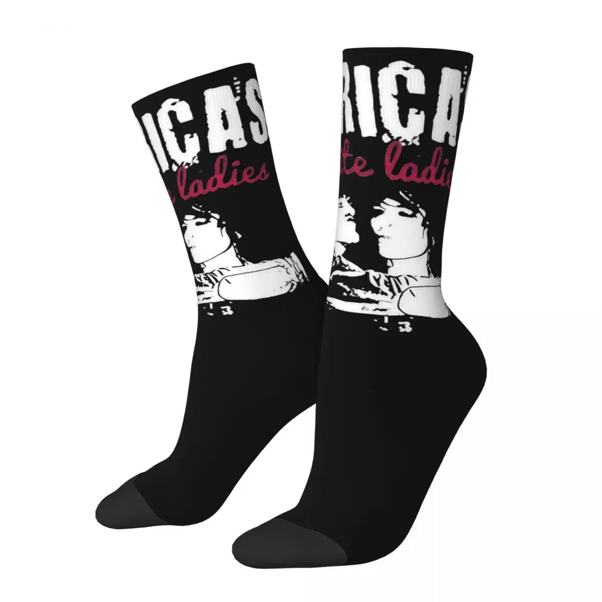 

America's Favorite Ladies Jake Webber Johnnie Guilbert Middle Socks for Women Men Accessories The Tinas Soft Middle Tube Socks