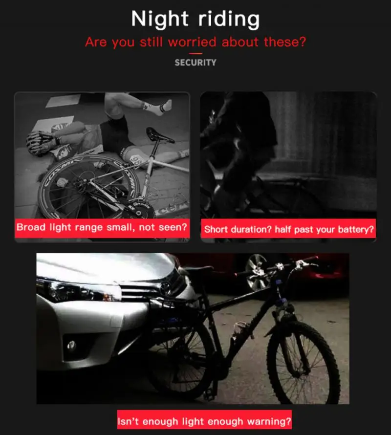 

Новинка, креативный водонепроницаемый задний фонарь для подиума и велоспорта на открытом воздухе, 200 метров, детали для безопасной езды на велосипеде