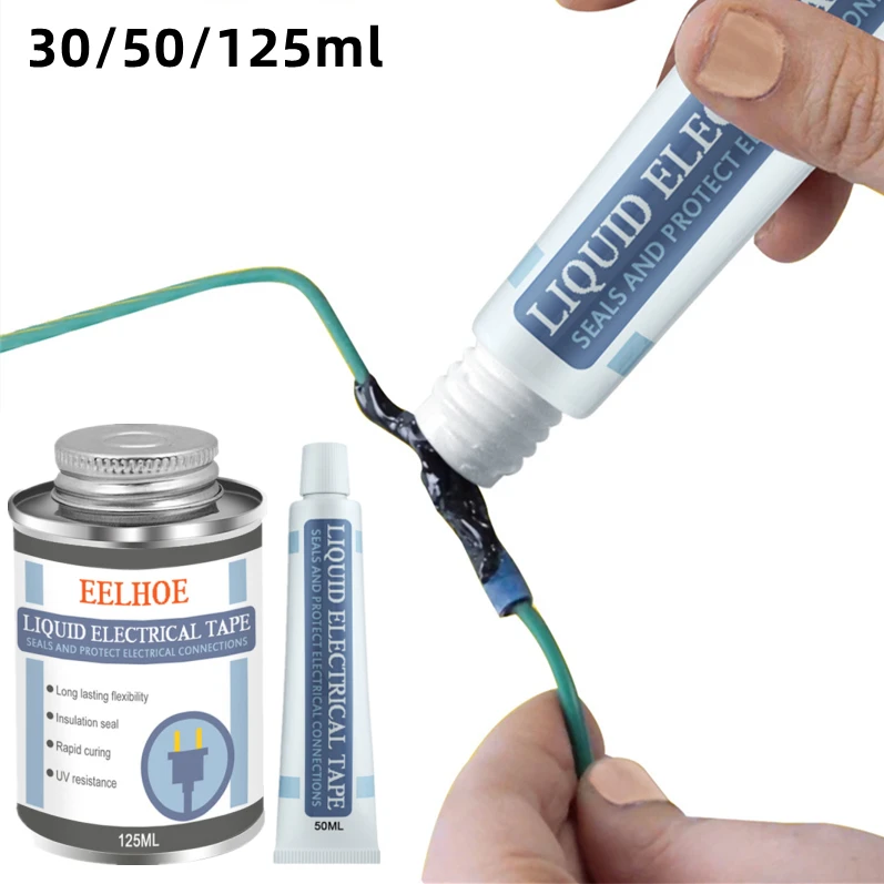 Impermeável Isolamento Líquido Cola Fita Reparação Cola Pasta de Alta Temperatura Cabo de Fio Elétrico Brasão Fix Linha Cola Selo
