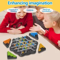 Chain Triggle Chess Game Triggle Rubber Band Game Toy For Kid Interactive Board Game Battle Set For Family Party Gift 1