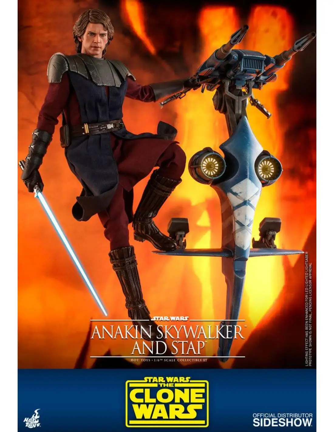 Star Wars The Clone Wars Action Figure 1/6 Anakin Skywalker & STAP 31 cm -  ForbiddenPlanet InternationalForbiddenPlanet International