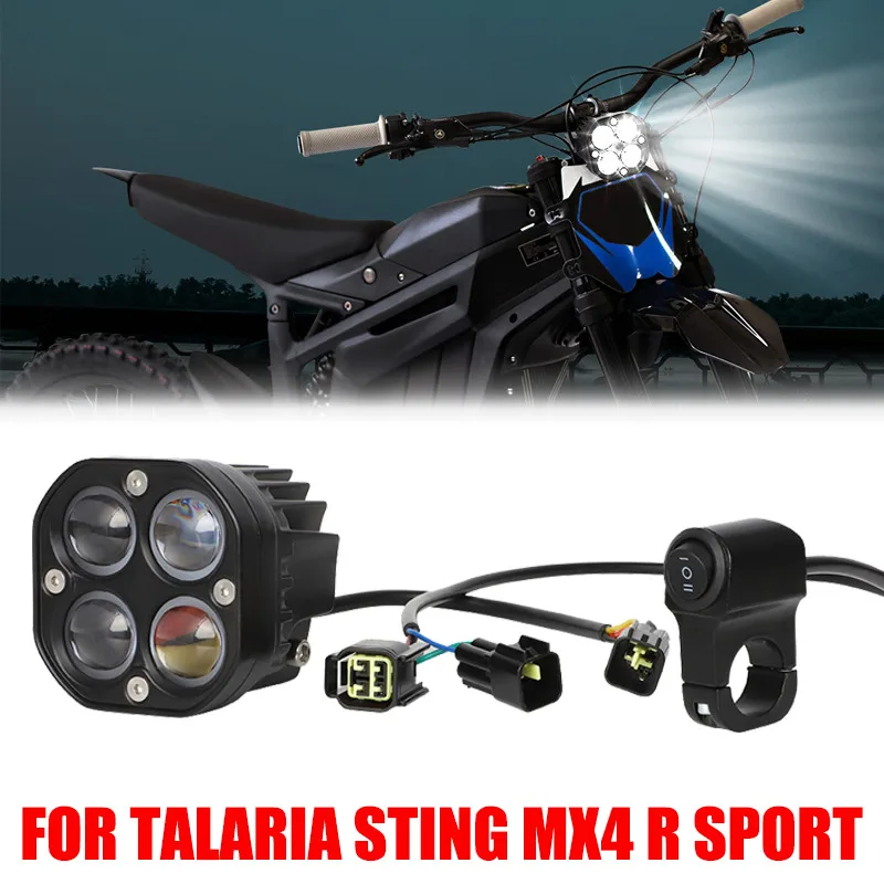 

Upgrade For Talaria Sting MX4 R Sport White LED Light Bar Headlight Light Switch Front LED Headlight Aluminium ON/OFF Switch