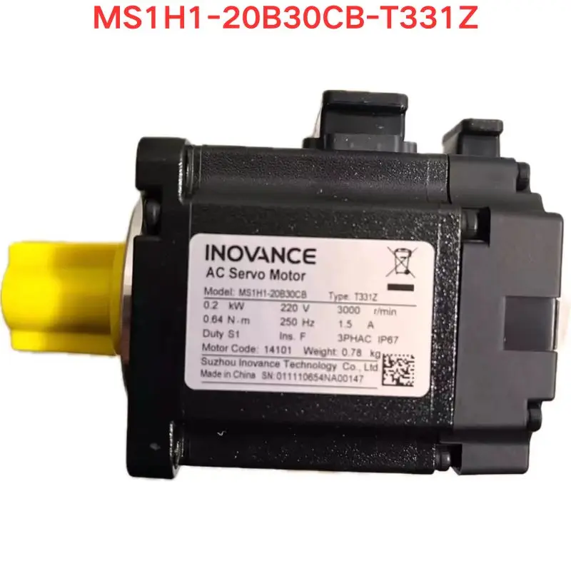 

Brand New And Original Inovance MS1H1-20B30CB-T331Z Servo Motor 0.2KW