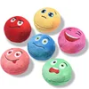 8pcs/pack Soft Stuffed Plush Balls with Squeakers Interactive Fetch Play for Puppy Small Medium Pets 1