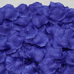 Top Colorful Artificial Rose Petals for Romantic Decor - Red, White, Gold (Deep Blue)
