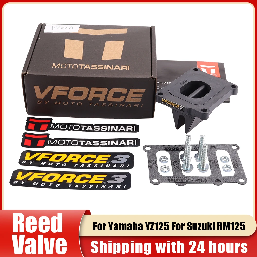 

Vforce 3 Reed Valve V302A VForce For Yamaha YZ125 1995-2004 Suzuki RM125 1989-2008 V302B 79-0831 Motorcycle Reed valve