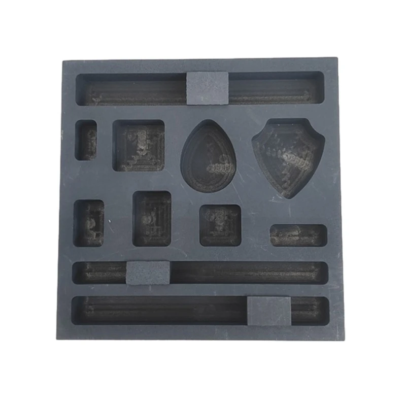 

Crucible Graphite Ingot Bar Graphite Casting Ingot Mold Metal Refining Scrap Mold for Melting Casting Refining Durable