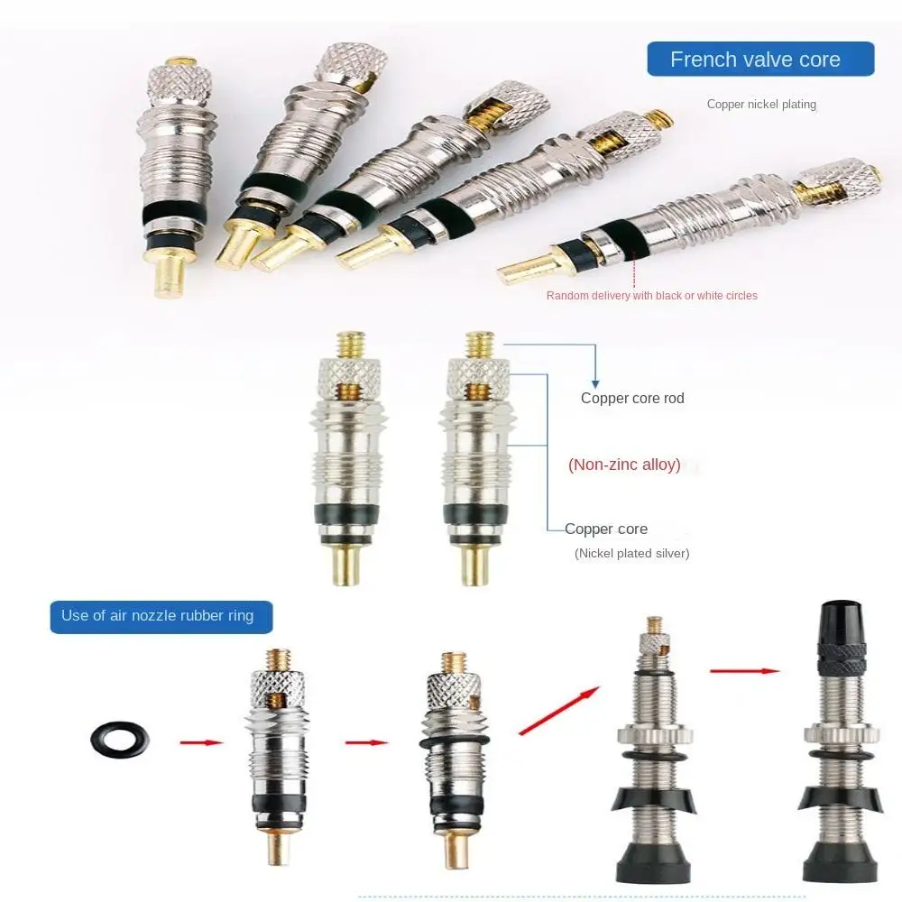 CNC-Machined Anodized Tubeless Tire Valve