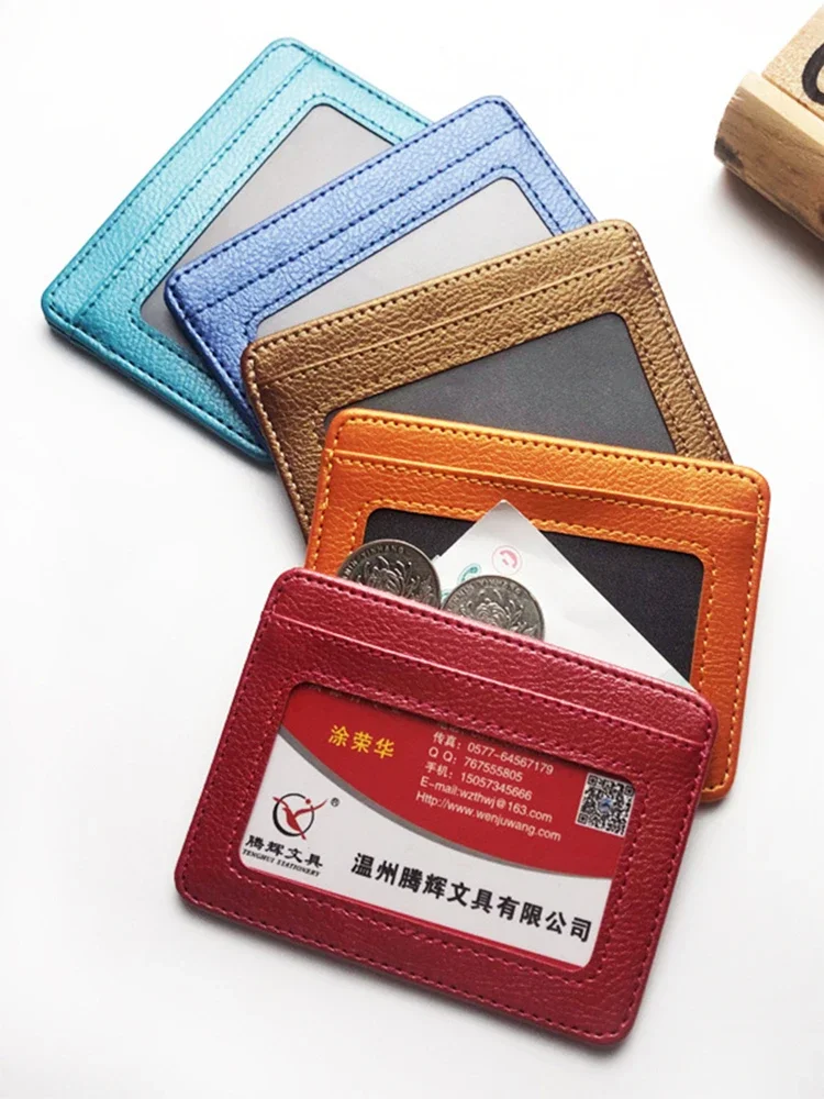 1PC Cards Holder Slim Bank Credit Card ID Cards Cover Coin Pouch Case Wallet Organizer Women Men Business Card Holder Wallets