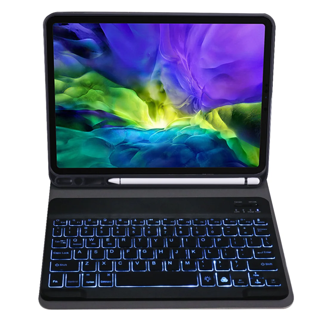 For Ipad Air 5 4 Air5 2022 Air4 10.9 Pro 11 2018 2020 2021 Case Magnetic Smart Detachable Backlit Keyboard Cover Funda+ Pen Slot