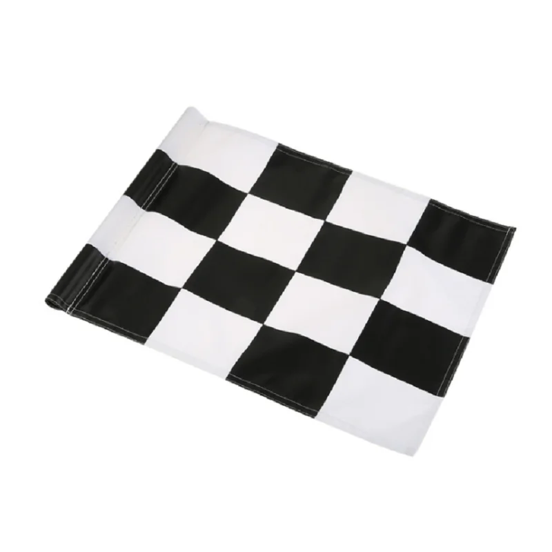 Mini Golf Flags Checkered 420D Nylon Mini Pin Flags for Yard Outdoor Home Backyard Garden 2