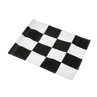 Mini Golf Flags Checkered 420D Nylon Mini Pin Flags for Yard Outdoor Home Backyard Garden 2
