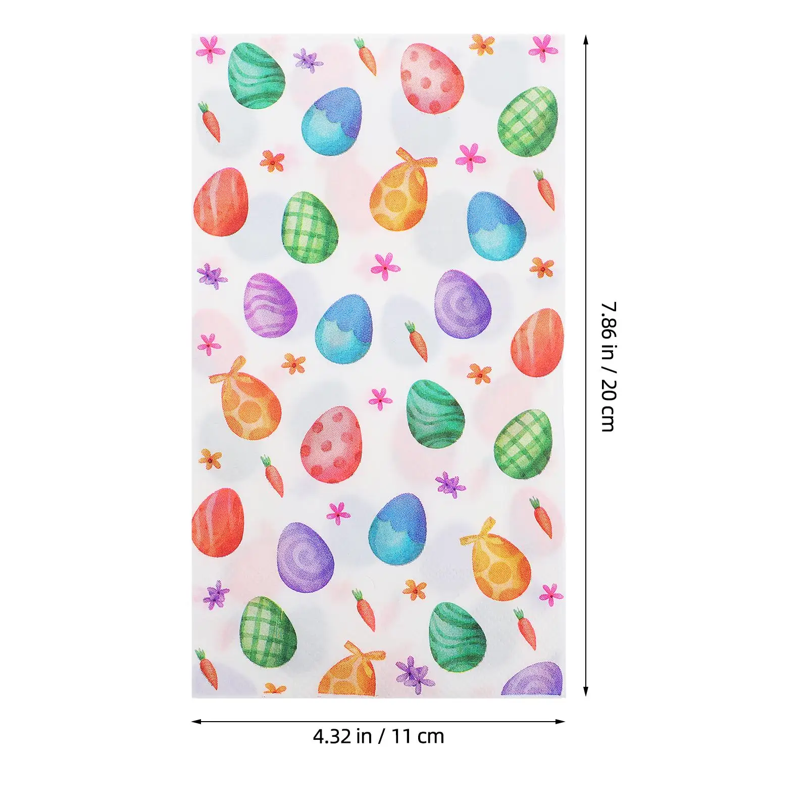 20 Pcs Disposable Paper Napkins Easter Party Supplies Decorative Tableware Holiday Print Napkin Egg Festive Serviettes