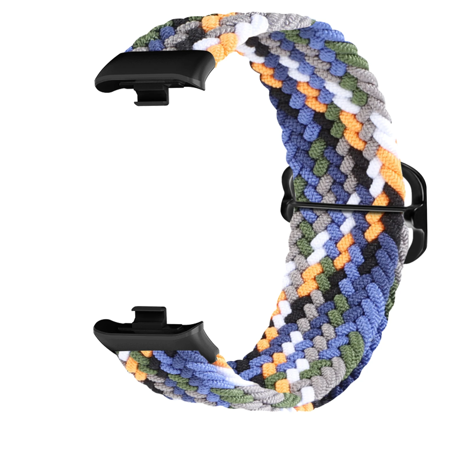 Adjustable Braided Nylon Sport Strap - Elastic Solo Loop Bracelet in Multiple Colors