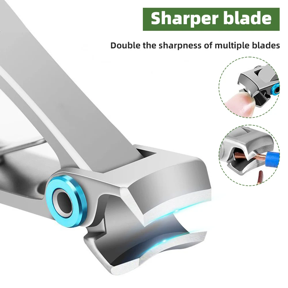 Professional Nail Clippers Stainless Steel Nail Cutter Toenail Fingernail Manicure Cutter Thick Ingrown Toenail Scissors tools toe nail clipper,nail clipper set,nail clipper,nail scissors set,nail clippers,manicure nail clipper set,nail clippers kit