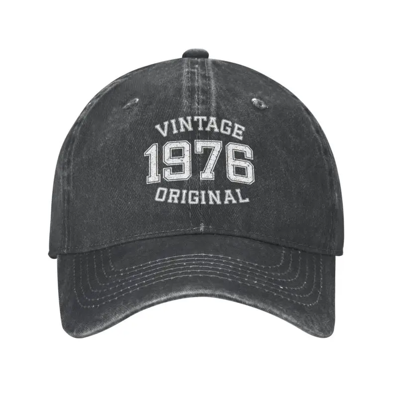 

Classic Unisex Cotton Vintage 1976 Birth Year Original Birthday Gifts Baseball Cap Adult Adjustable Dad Hat Men Women Sports