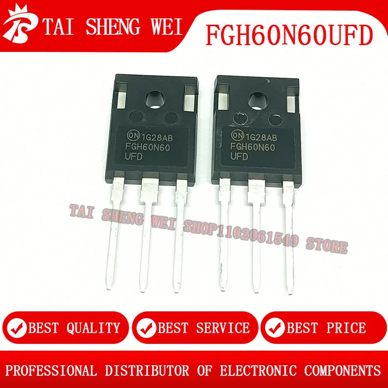 

10PCS FGH60N60UFD TO-247 FGH60N60 TO247 Chipset New Original