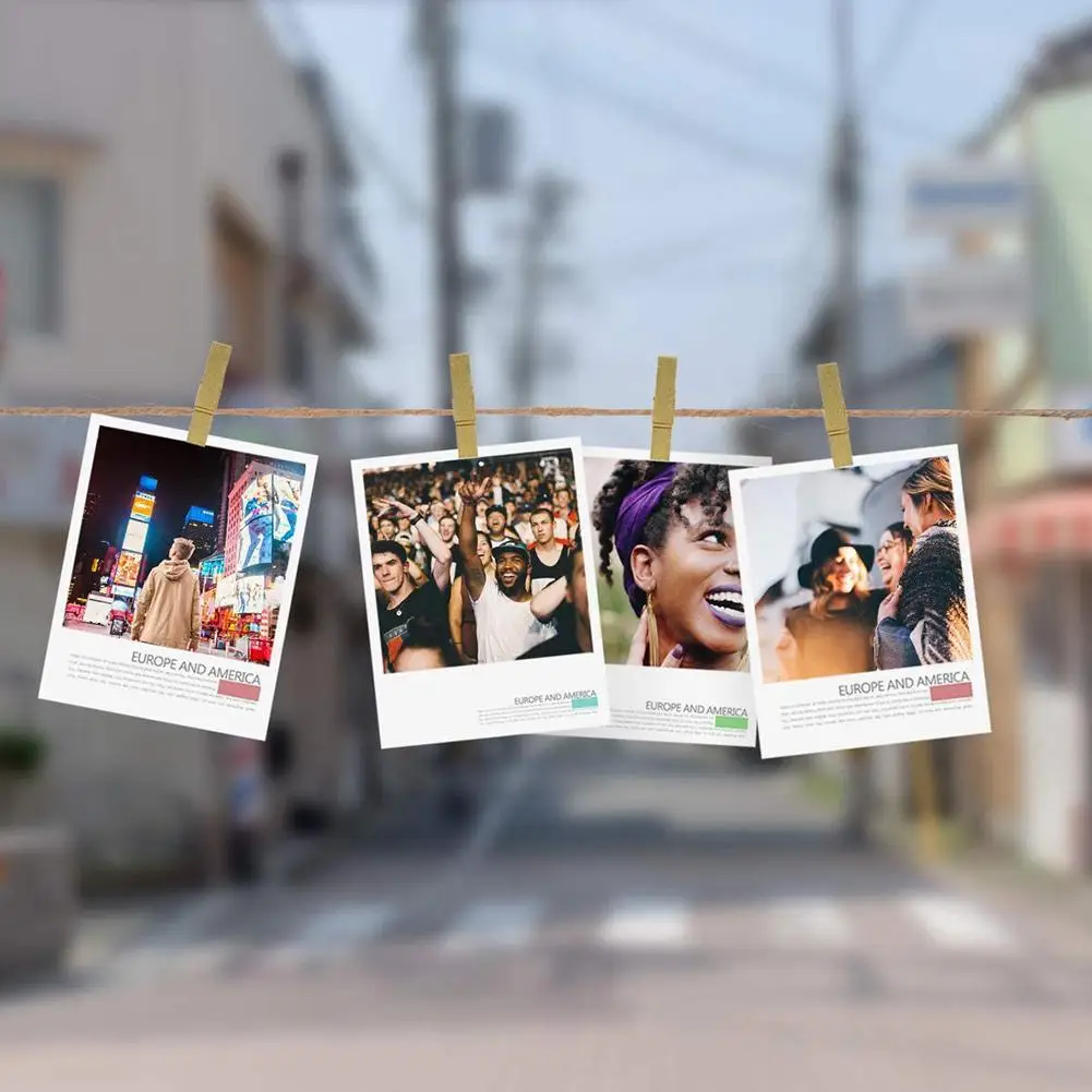 Natural Wooden Mini Clips for DIY Wedding Party Decor