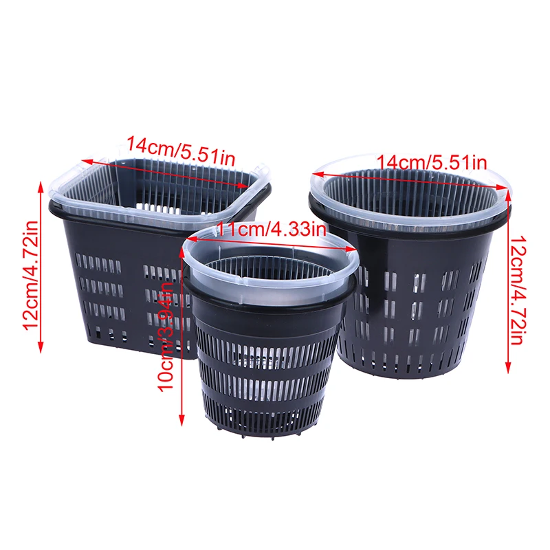 11cm 14cm Butterfly Orchid Special Flower Pot With Side Hole Net Cup Plant Flower Pot Basket Plastic Breathable Container