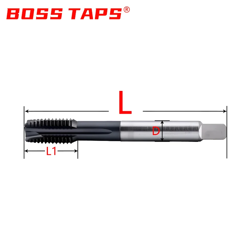 HSSE-PM DIN 371 376 Standard Spiral Fluted Tap Pointed Forming Roll M3 M4 M5 M6 M8 M10 M12 M14 M16 M