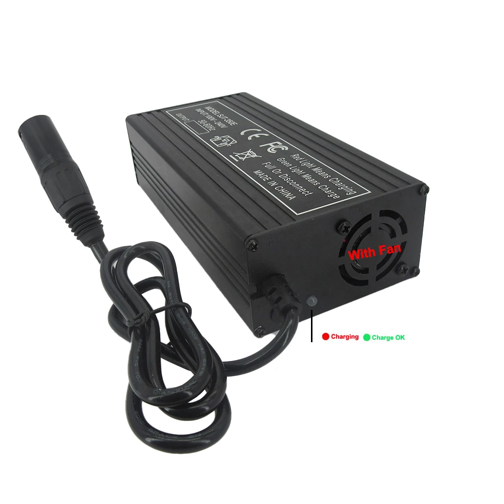 Ebike 스쿠터 에너지 저장 태양열 시스템 스마트 충전기, 납산 배터리 고속 충전기, 36 V 10A, 36 볼트, 50AH, 100AH, 43.2V