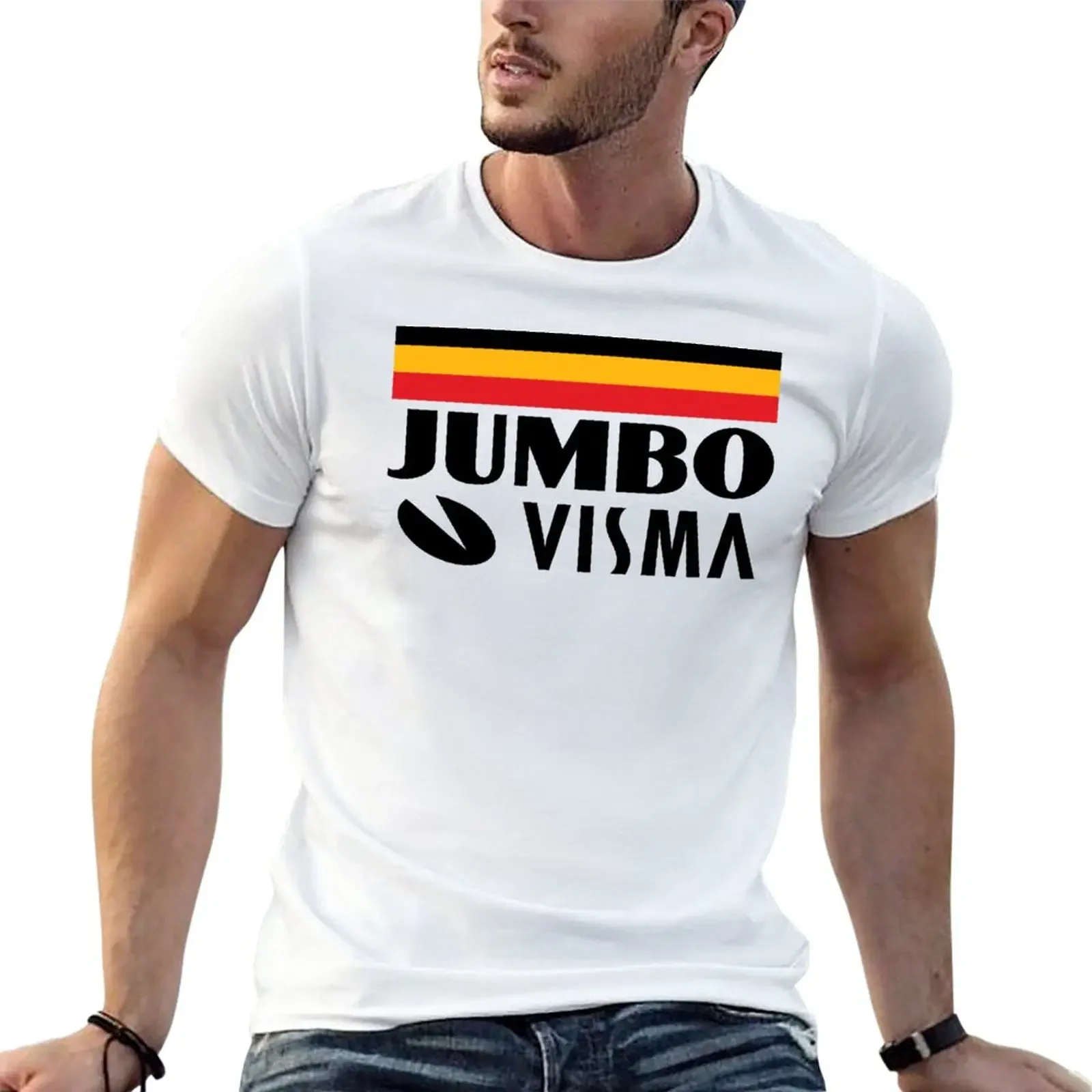 

TEAM JUMBO VISMA T-Shirt funnys tops black t shirts for men
