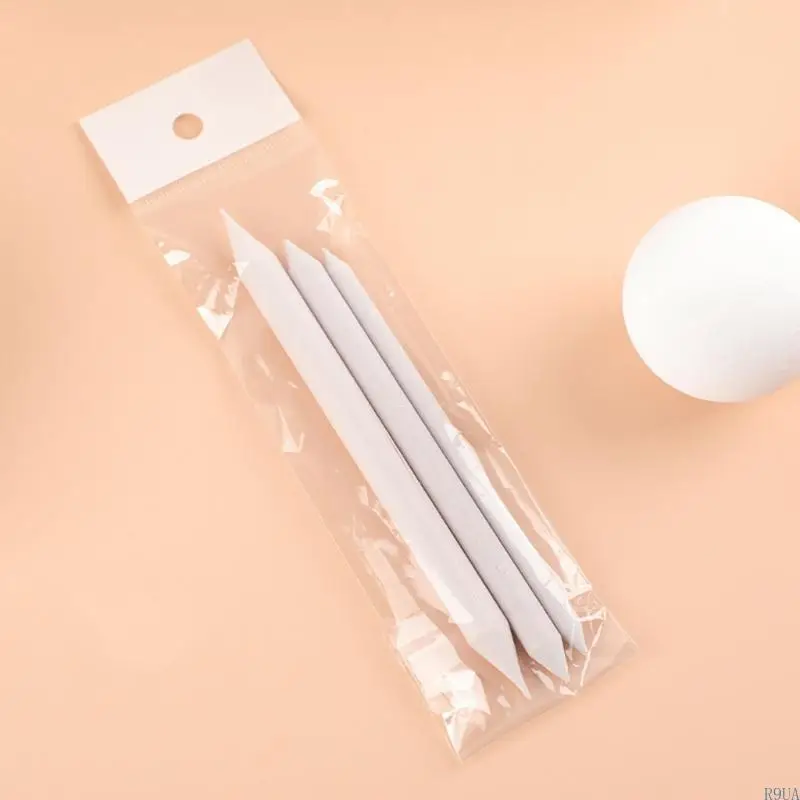 R9UA 3/9Pcs 아티스트 스케치용 종이 블렌딩 그루터기 및 Tortillion, 더블 엔드 블렌딩 그루터기 및 Tortillion 아트 블렌더,
