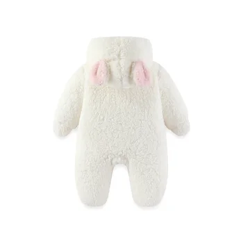 الخريف/الشتاء بذلة سميكة الدافئة الكرتون مقنعين بذلة لحديثي الولادة الذين تتراوح أعمارهم بين 0-18 أشهر مناسبة للذكور الرضع والطفل الفتيات 5