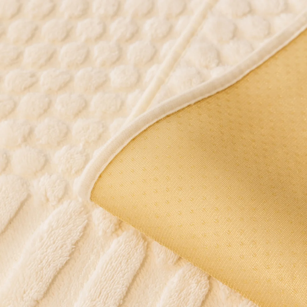 Thicken Warm Geometric Jacquard Fleece Anti-Slip Sofa Cover image 7