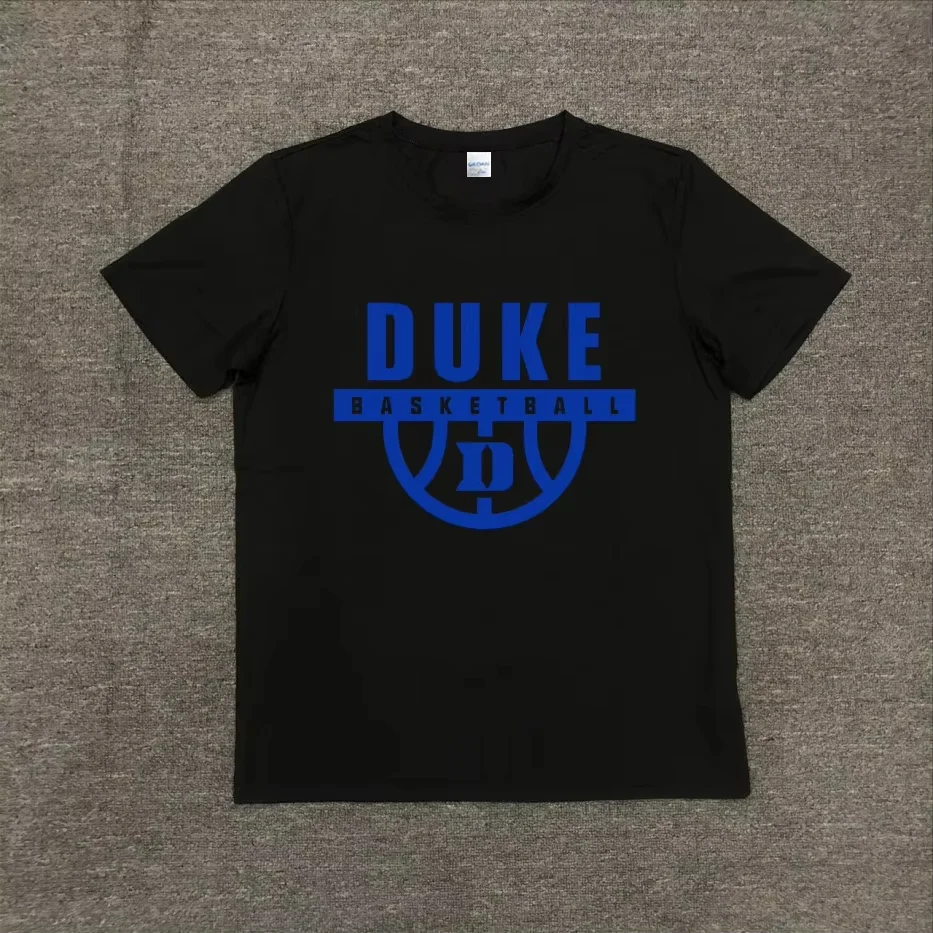 North America Limited Duke North Carolina University Herren- und Damen-Basketball-T-Shirt, Sport-Baumwoll-Kurzarmbekleidung – Detail 11