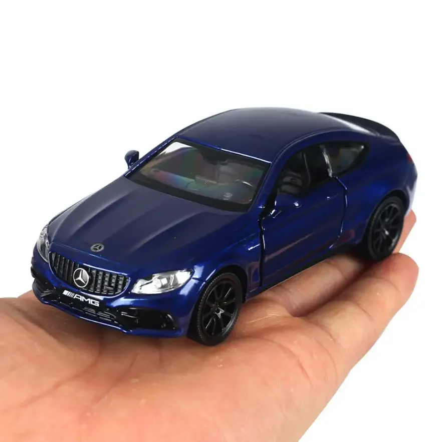 1:36 Mercedes Benz C63 AMG Coupe Alloy Car Model Simulation Exquisite Die-cast Toy Vehicles Car Styling Pull Back Sport Car F1