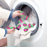 1/18Pcs Hair Remover Laundry Ball Portable Clothes Pet Lint Grab Hair Catcher Ball Washing Machine Hair Remover Cleaning Balls 2