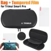 For Trimui Smart Pro Game Console EVA Hard Carrying Case with Tempered Glass Film EVA Protective Case Waterproof Storage Bag 1