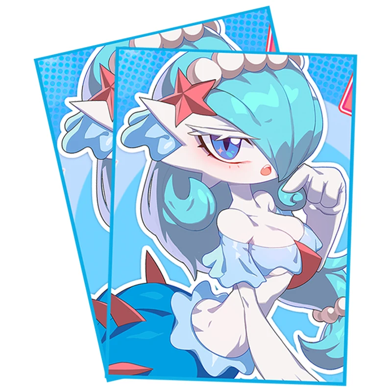 60PCS Pokemon Gardevoir Card Sleeves Super Cute Board Games DTCG PTCG  Trading Cards Laser Flash Shine Protective Case Cover - AliExpress 26