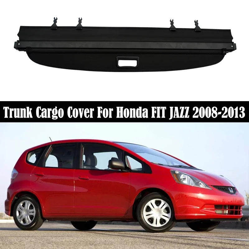 

Trunk Cargo Cover For Honda FIT JAZZ 2008-2013 Security Shield Rear Luggage Curtain Retractable Partition Privacy Car Accessorie