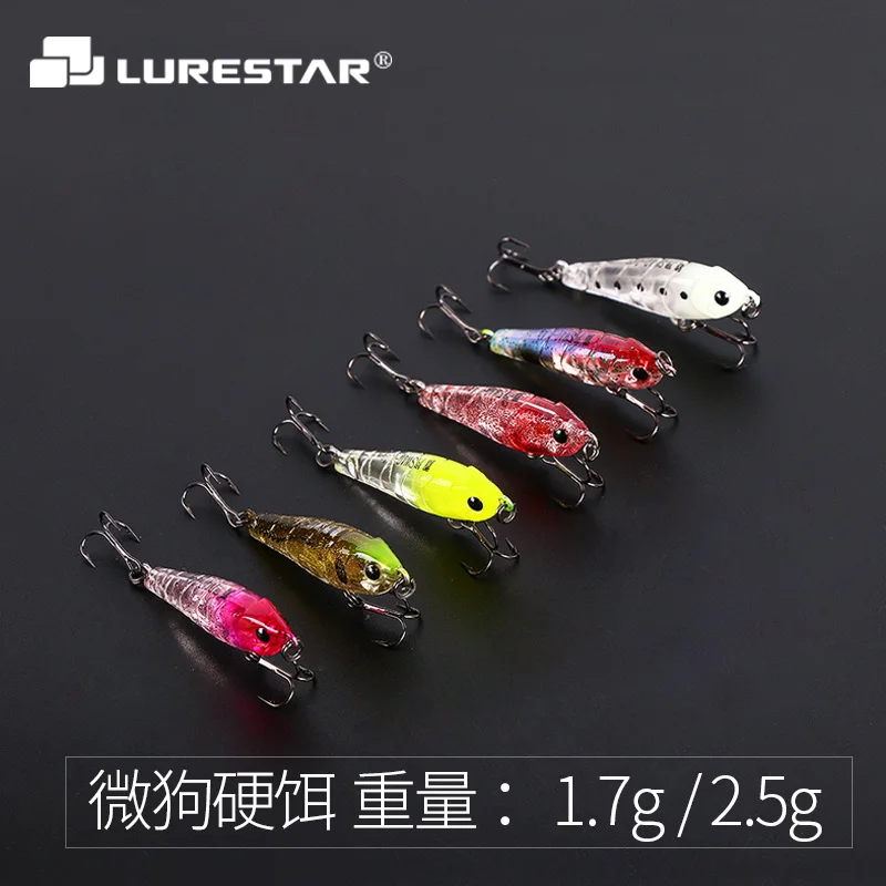 

Миниатюрная рыболовная приманка Lurestar, 1,7 г, 2,5 г