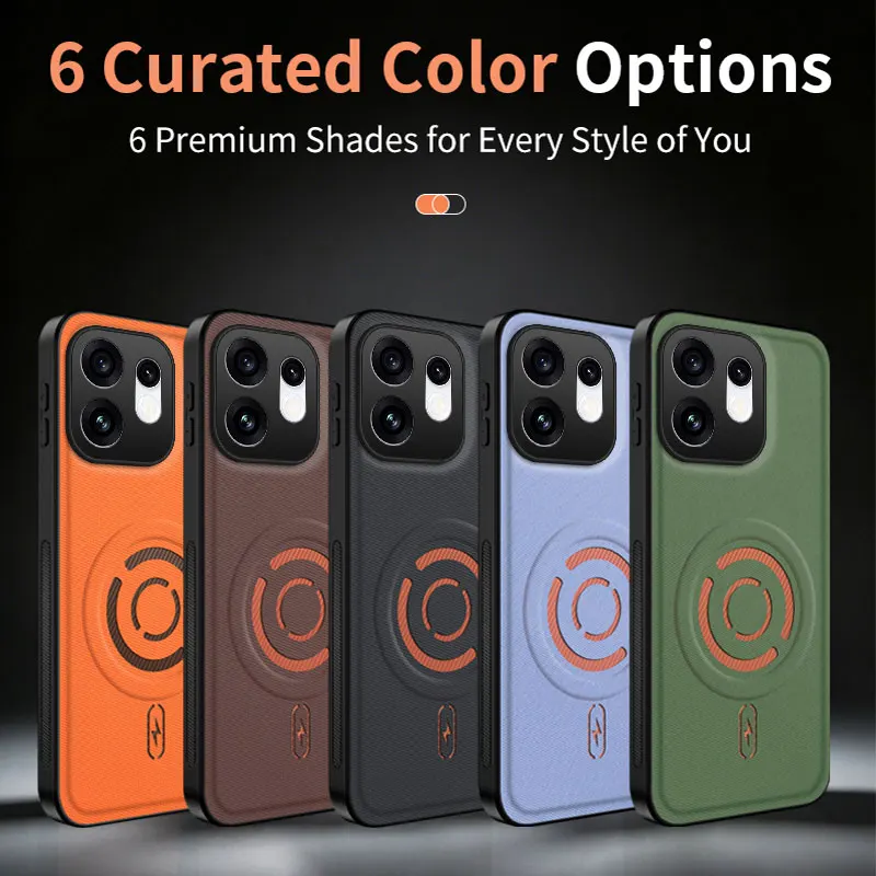 High-End Fabric Magnetic Wireless Charging Phone Case
