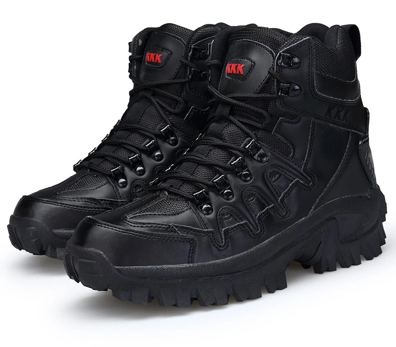 Men Military Boot Combat Ankle Boot Tactical Plus Size Army Boot Male Shoes Work Safety Shoes Motocycle Boots Zapatillas Hombre