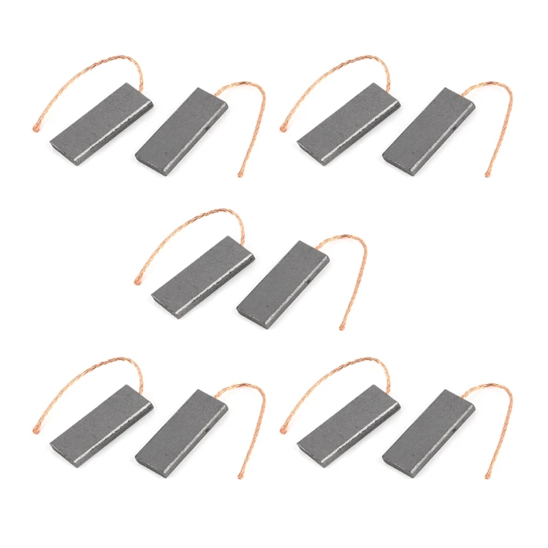 10pcs/set Motor Carbon Brush Set Replaces Washing Machine Motor Brushes Replacement Part Washing Machine Carbon Brushes