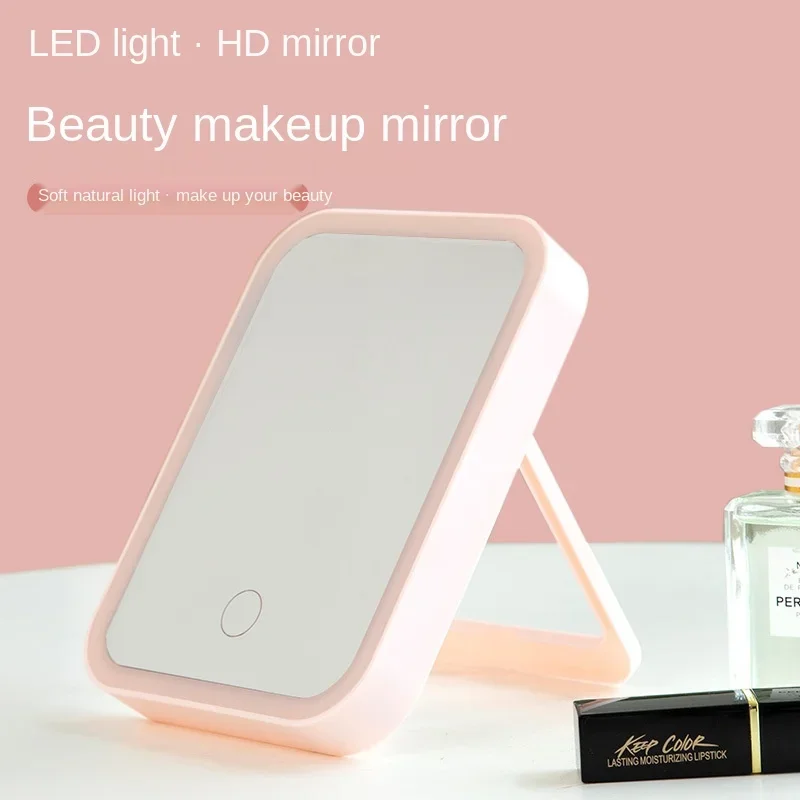 Makeup Mirror Charging Folding Portable Led